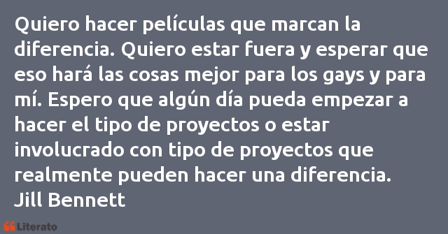 Frases de Jill Bennett