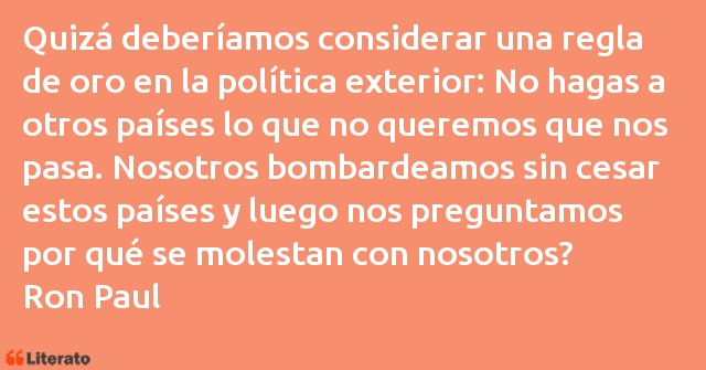 Frases de Ron Paul