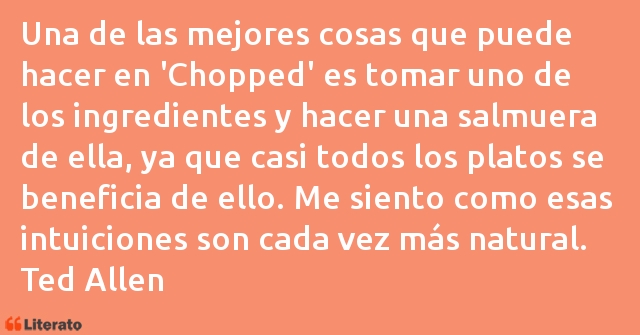 Frases de Ted Allen