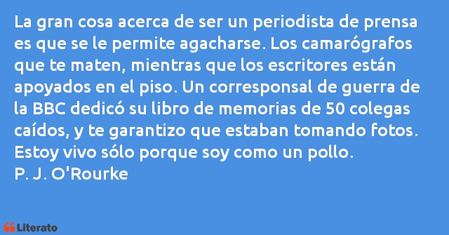 Frases de P. J. O'Rourke