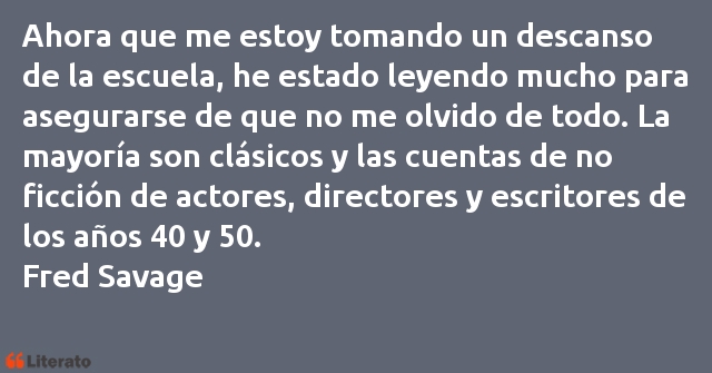 Frases de Fred Savage