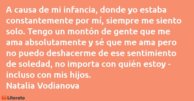 Frases de Natalia Vodianova
