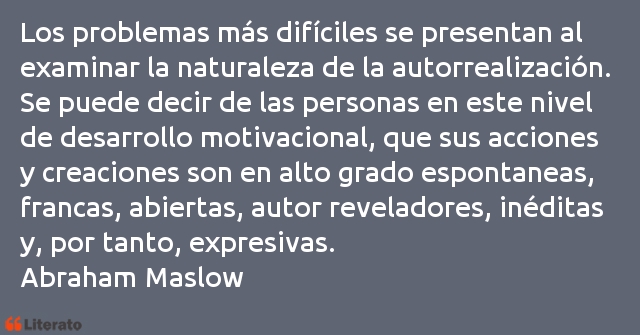 Frases de Abraham Maslow