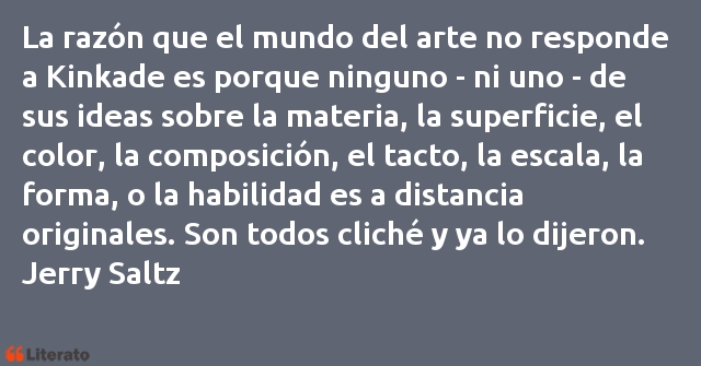 Frases de Jerry Saltz