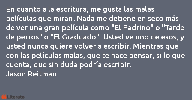 Frases de Jason Reitman