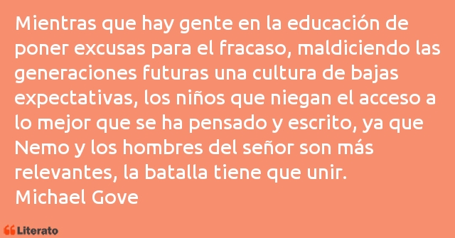 Frases de Michael Gove