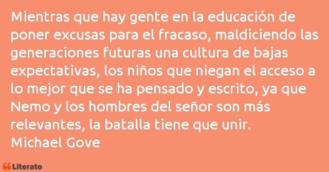 Frases de Michael Gove