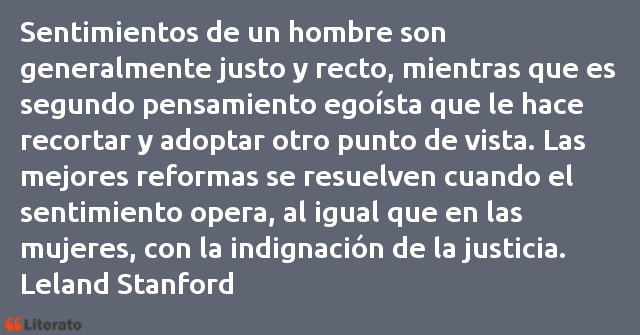 Frases de Leland Stanford