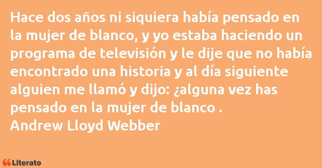 Frases de Andrew Lloyd Webber