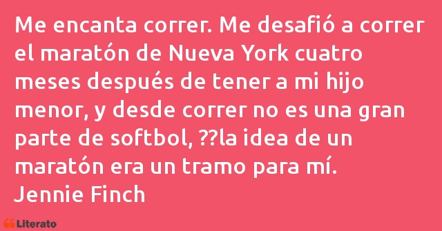 Frases de Jennie Finch