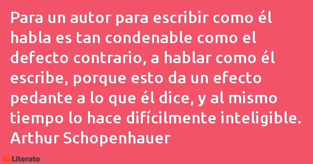 Frases de Arthur Schopenhauer