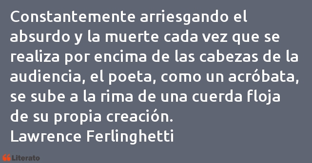 Frases de Lawrence Ferlinghetti