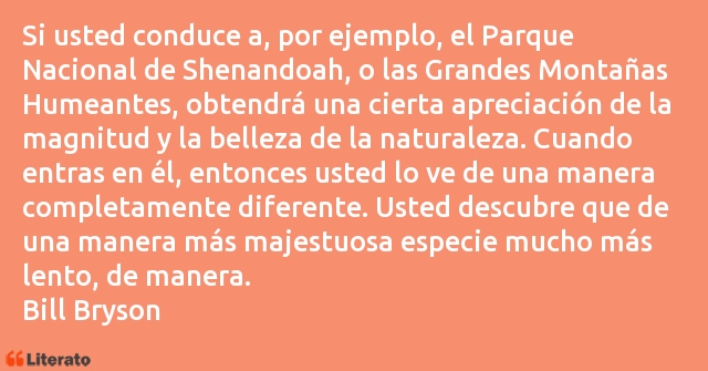 Frases de Bill Bryson