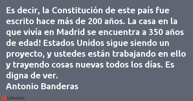 Frases de Antonio Banderas