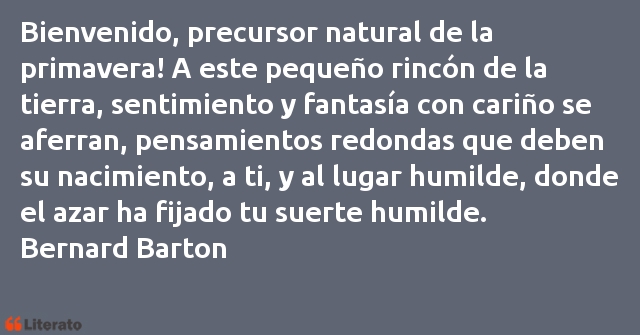 Frases de Bernard Barton