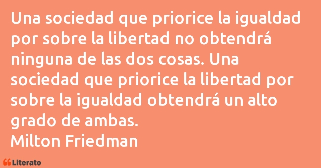 Frases de Milton Friedman