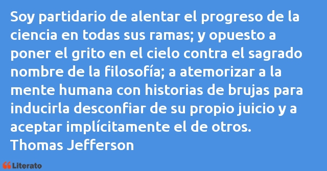 Frases de Thomas Jefferson