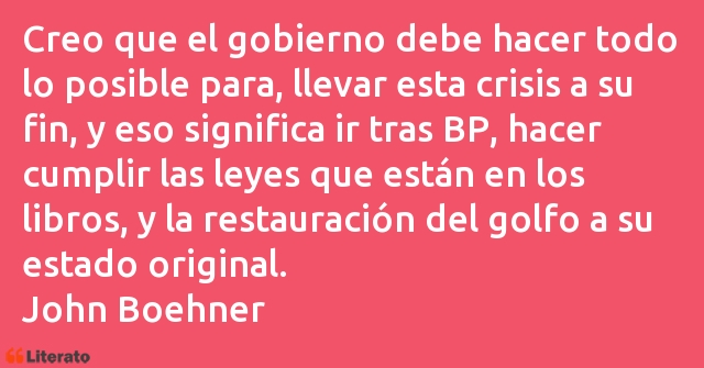 Frases de John Boehner