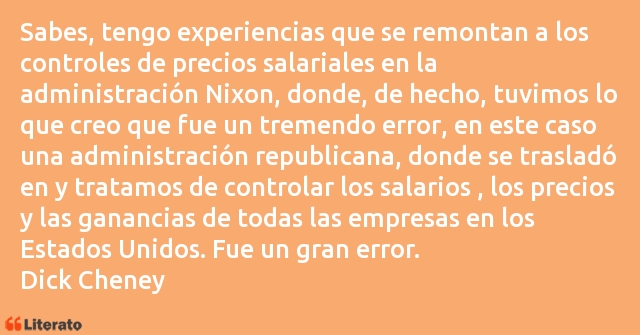 Frases de Dick Cheney