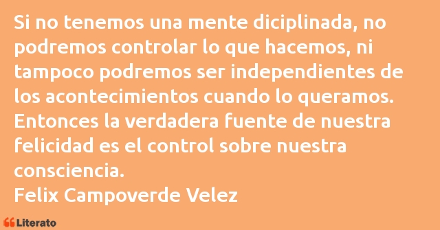 Frases de Felix Campoverde Velez