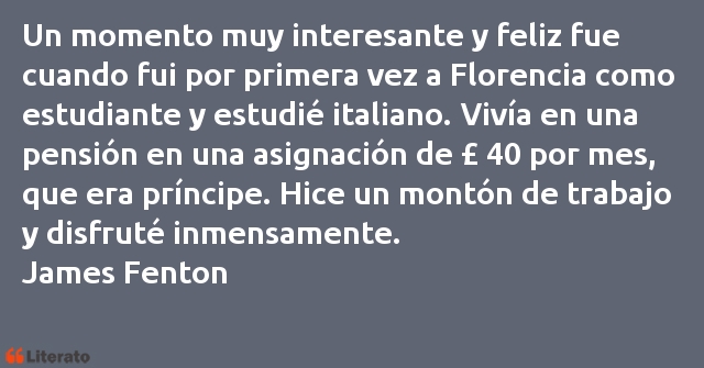 Frases de James Fenton