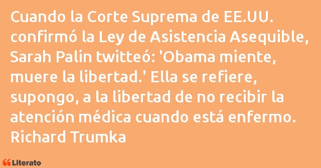 Frases de Richard Trumka