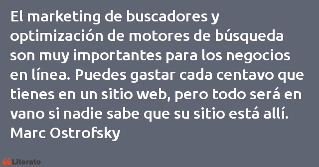 Frases de Marc Ostrofsky