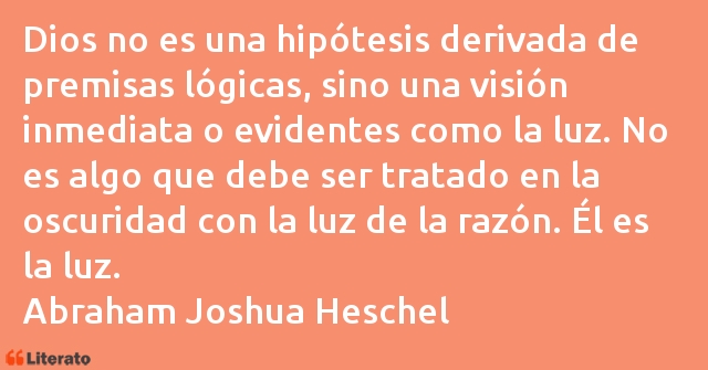 Frases de Abraham Joshua Heschel