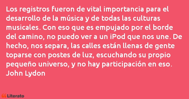 Frases de John Lydon