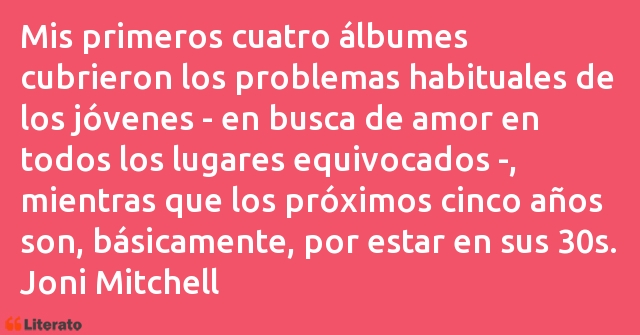 Frases de Joni Mitchell