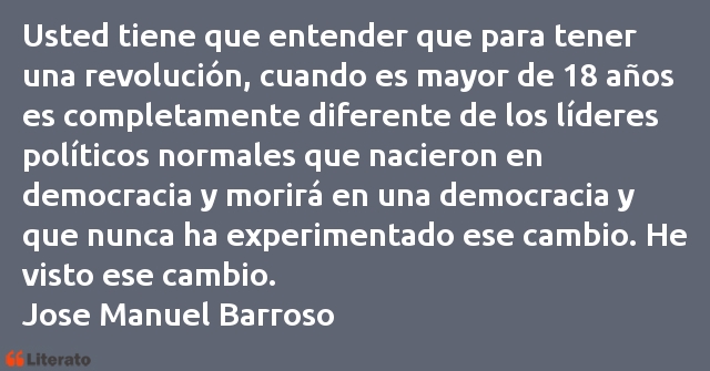 Frases de Jose Manuel Barroso