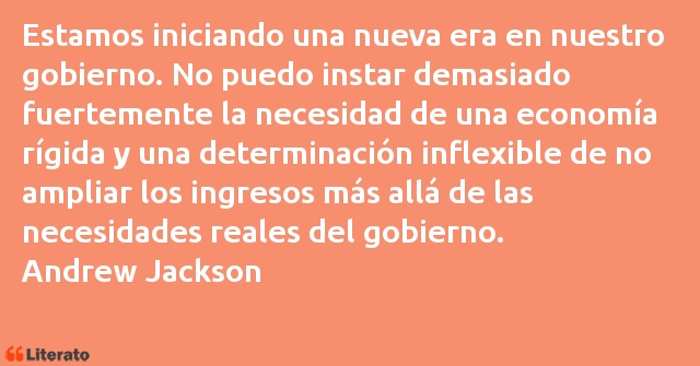 Frases de Andrew Jackson