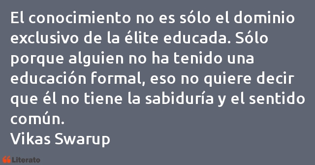 Frases de Vikas Swarup