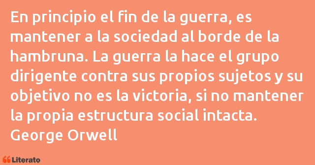 Frases de George Orwell