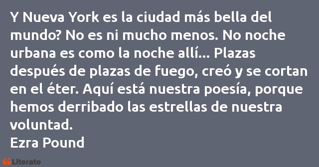 Frases de Ezra Pound