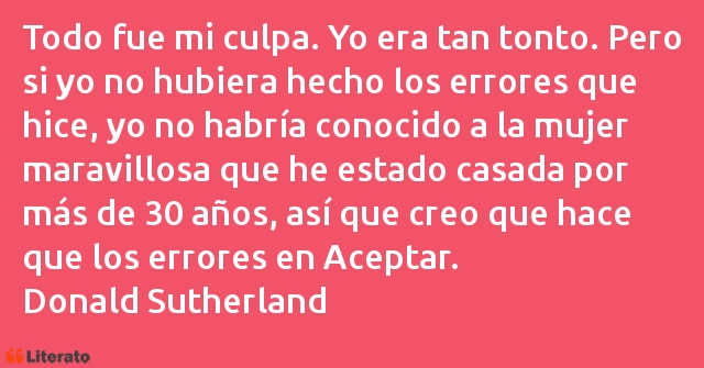 Frases de Donald Sutherland