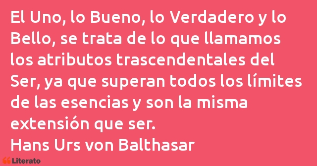 Frases de Hans Urs von Balthasar