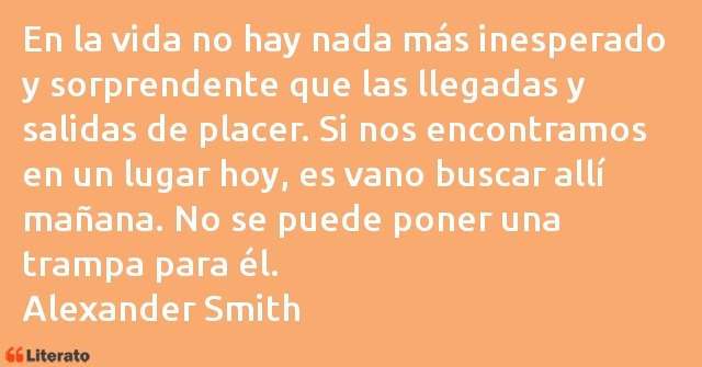 Frases de Alexander Smith