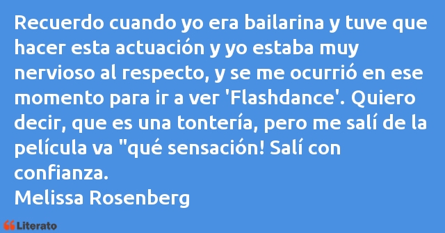 Frases de Melissa Rosenberg