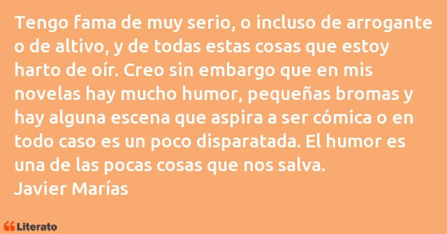 Frases de Javier Marías