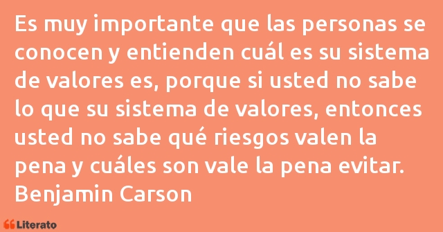 Frases de Benjamin Carson