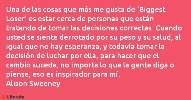 Frases de Alison Sweeney