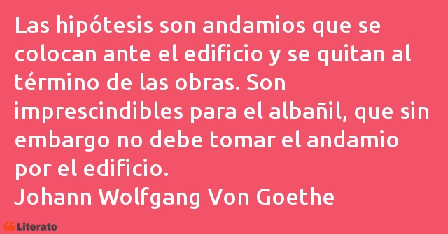 Frases de Johann Wolfgang Von Goethe