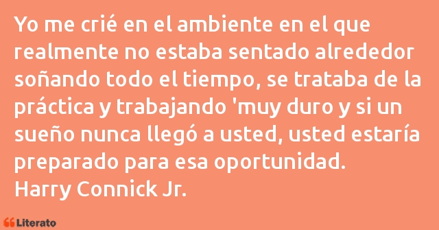 Frases de Harry Connick Jr.