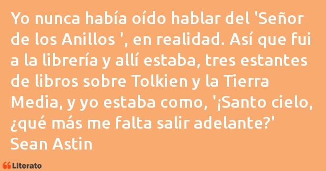 Frases de Sean Astin