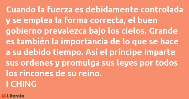 Frases de I CHING