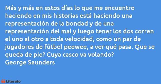 Frases de George Saunders