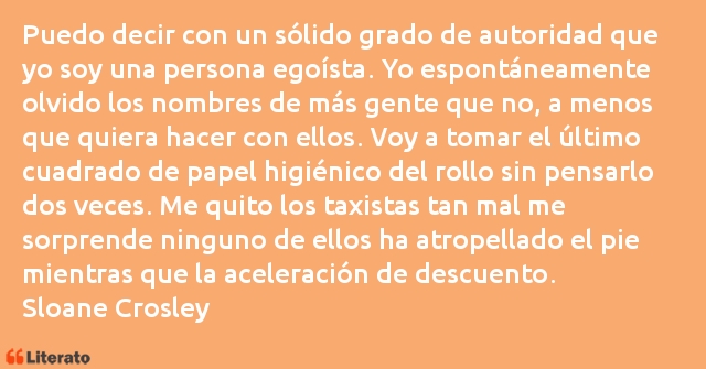 Frases de Sloane Crosley