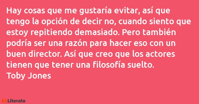 Frases de Toby Jones