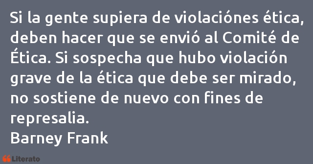 Frases de Barney Frank